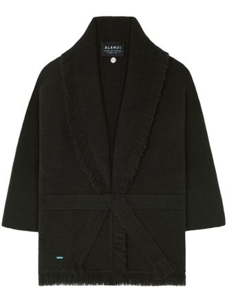 Alanui Cardigan con frange - Nero