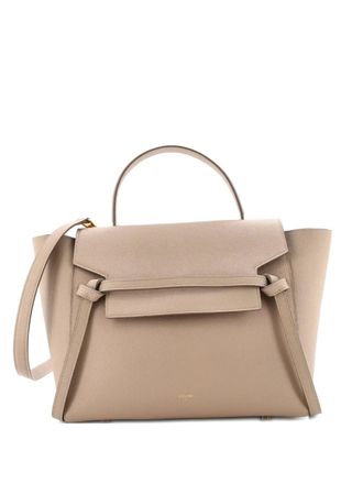 Celine Belt Bag Textured Leather Mini shoulder bag - Neutrals