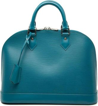 Louis Vuitton Pre-owned Handbags, female, Blue, Size: ONE SIZE Pre-owned Alma Handbag