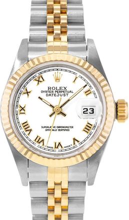 Rolex Pre-owned Rolex Datejust 26 Automatic Chronometer White Dial Mens Watch 69173 WRJ