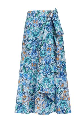 Marie Oliver Womens Estine Wrap Skirt In Chateau