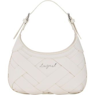 Desigual Faux Leather Shoulder Bag in Off White at Nordstrom