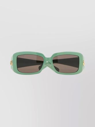 Gucci acetate rectangle-frame sunglasses