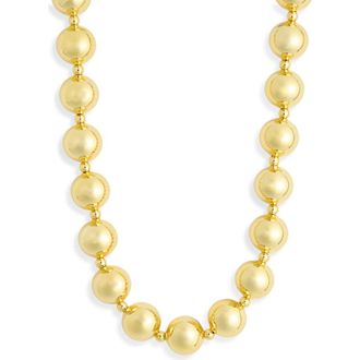 Argento Vivo Chunky Ball Chain Necklace in Gold at Nordstrom Rack
