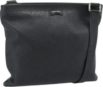 Gucci Pre-owned Vintage Schoudertas - Dames - Vintage Schoudertas - Zwart - ONE Size - Leer - Vintage