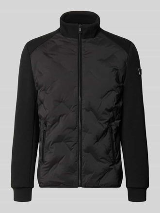 Guess Steppjacke mit Rei&szlig;verschlusstaschen in Black, Gr&ouml;&szlig;e XXL