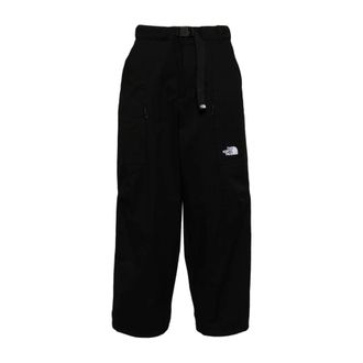 The North Face Black Cotton Blend Trousers Buckle Fastening - male - The North Face - Wide Trousers - Black - S - Trousers