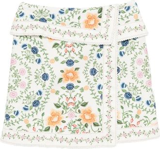 Farm Rio Gonna a fiori - Toni neutri