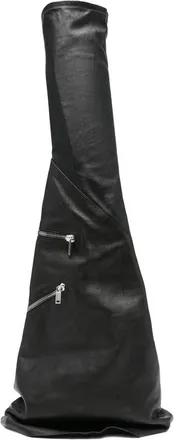 Rick Owens Cargo Fetish Sneaks Calf Leather Knee-high Boots