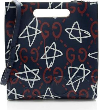 Gucci Pre-owned Tote Bags, female, Blue, Size: ONE SIZE Pre-owned Leather Tote Bag