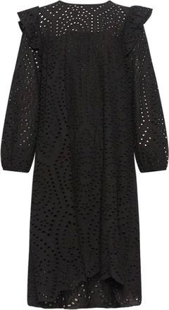 Tiffany & Co. Dames, Jurken, Zwart, Maat: Xs/S Katoen