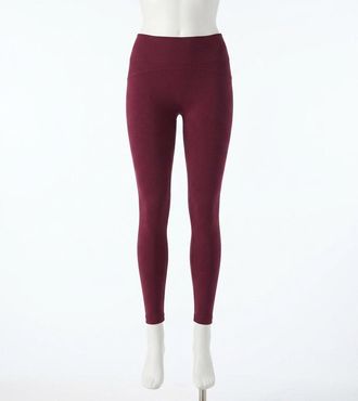 Spanx Booty Boost Full-Length Leggings In Plum Berry