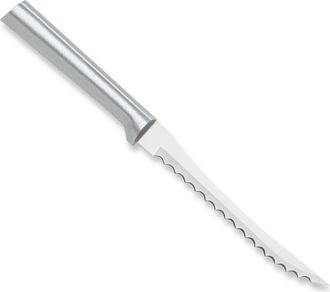 Rada Cutlery 5-Inch Tomato Slicer Stainless Steel Serrated Blade in Silver at Nordstrom
