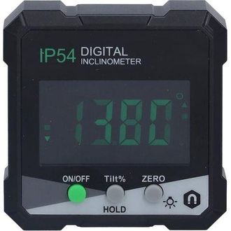 OEM Inclinometro Digitale Portatile 4 X 90&deg;, Retroilluminazione Lcd, Goniometro Digitale Magnetico Monofacciale, Multifunzione, Modalit&agrave; Di Misurazione Re