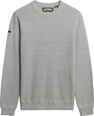 Superdry Katoenen Textuur Trui Gebreide Trui