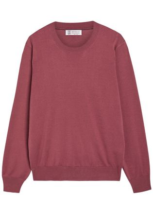 Brunello Cucinelli Fine-knit Cotton T-shirt - Coral - 52 (IT52 / XL)