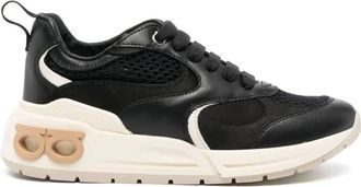 Ferragamo Cosma Gancini Panelled Sneakers, Size 7