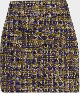 Saint Laurent Tweed Mini Skirt