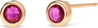 Brook & York Eliza August Birthstone Stud Earrings in Gold/july at Nordstrom