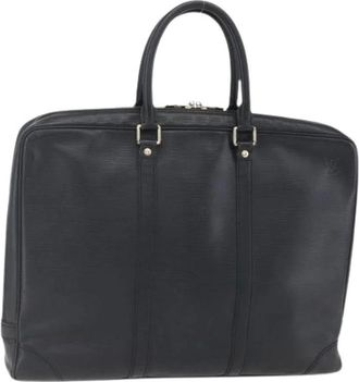 Louis Vuitton Pre-owned Handbags, female, Black, Size: ONE SIZE Pre-owned Vintage Leather Handbag