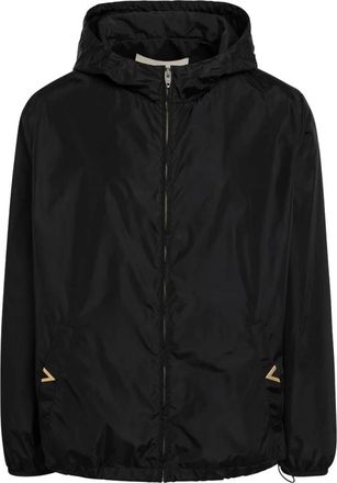 Valentino Garavani Giubbotto - Heren - Zomerjassen - Zwart - L - Nylon - Jassen