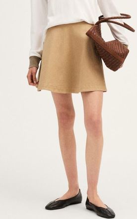 Madewell Seamed Miniskirt in Weathered Khaki at Nordstrom, Size 14