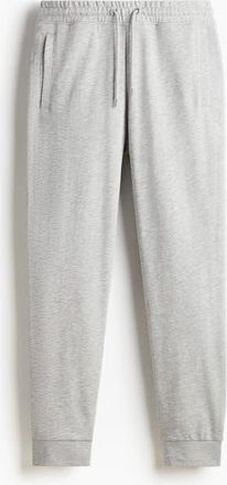 H&M Regular-fit tapered sweatpants in Gray Melange at Nordstrom, Size Xxx-Large