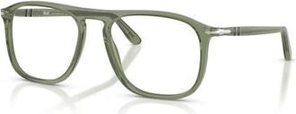 Persol 54mm Square optical glasses in Green at Nordstrom
