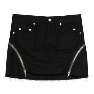 Rick Owens Short Skirts, female, Black, Size: XS Mini Skirt