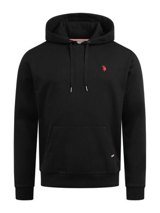 U.S.Polo Association heren hoodie - trui met capuchon, fleecevoering & geborduurd logo