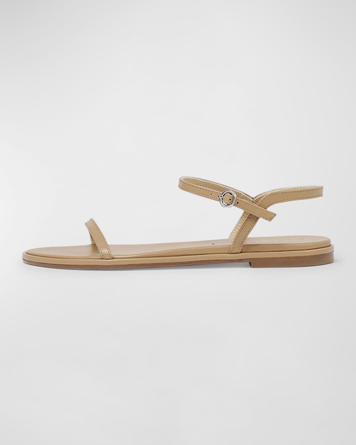 フラットシューズ Liya Sandals - Aeyde - Leather - Beige AEYDE Sumi leather sandals | NET-A-PORTER