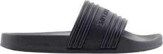 Emporio Armani heren slippers met adelaarmotief
