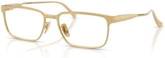Ferrari 55mm Rectangle optical glasses in Gold at Nordstrom