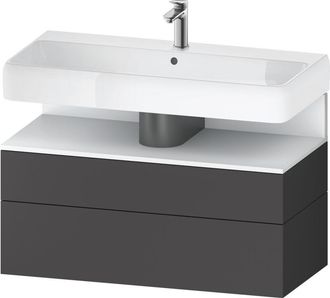 Duravit Qatego Mueble Bajo Lavabo, 1 Extra&iacute;ble Y 1 Caj&oacute;n, - Duravit