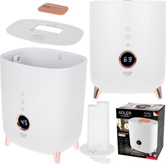 Adler Europe Humidificador De Aire Difusor Ultras&oacute;nico Blanco Adler Ad7972
