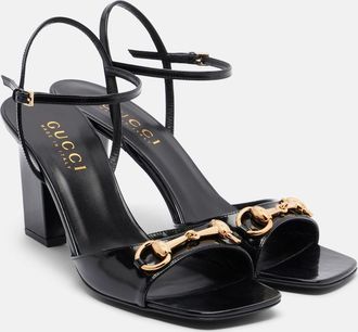 Gucci Sandalias destalonadas Signora de piel con Horsebit