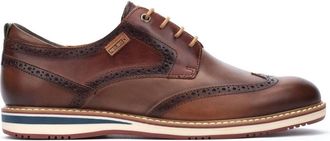 Pikolinos Mens Avila Two-Tone Lace-Up Shoes In Cuero