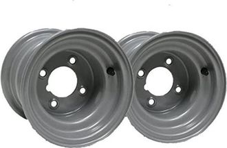 OEM Llantas De Acero 7.00x8 - 4 Agujeros - Gris - Para Cortac&eacute;sped, Quad, Bicicleta, Tractor