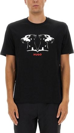 HUGO BOSS T-shirt With Doberman Print
