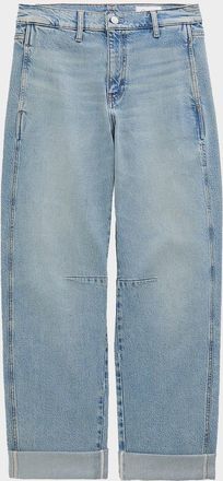 AG - Adriano Goldschmied Mercer High-Rise Barrel-Leg Jeans
