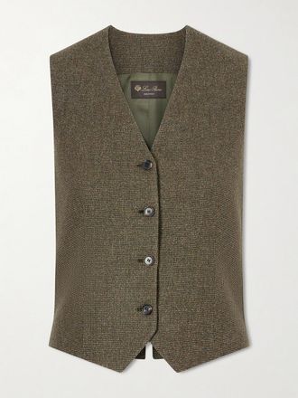 Loro Piana Gilet In Misto Lana E Cashmere - Verde