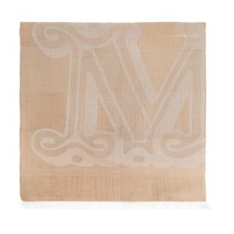 Max Mara Scarves, female, Beige, Size: ONE SIZE Senior Shawl