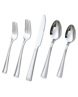 Lorena Dnu Lorena 20Pc Silver Stainless Steel Flatware Set