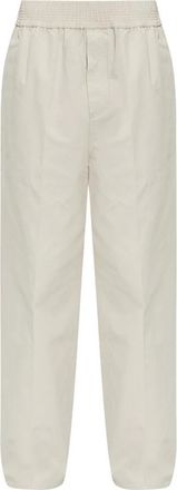 Jacquemus Miami Katoenen Rechte Broek - Heren - Straight fit broeken - Beige - W32 - Katoen - Broeken