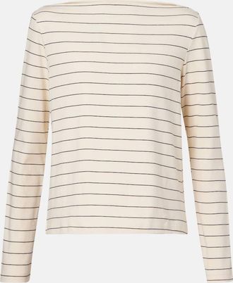 Leset T-shirt Margo in jersey di cotone a righe