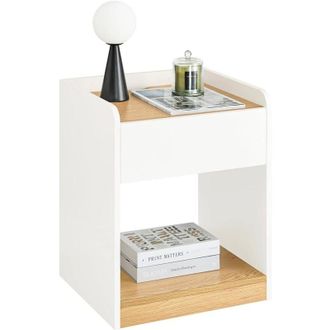 SoBuy Sobuy - Bedside Table Nightstand Side Table End Table Sofa Side Table Lamp Table,FBT128-WN