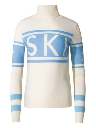 Perfect Moment ski intarsia roll-neck knitwear - women - Merino - S - Neutrals