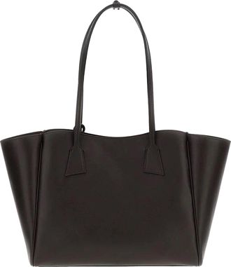 Hidesins Womens Leather Tote Bag Sh12 Dark Brown Calf Shoulder