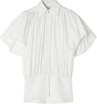 Lanvin White Cotton Top