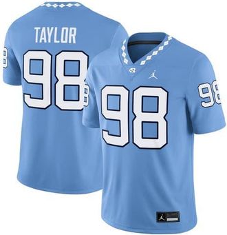 Jordan Brand Mens Jordan Brand Lawrence Taylor Light Blue North Carolina Tar Heels Home Game Jersey at Nordstrom, Size Small